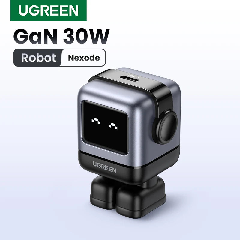 【NEW Sale】 30W Gan Charger Robot Design PD Fast Charger PPS PD3.0 for Iphone 15 14 Fast Charge for Xiaomi Samsung Tablets