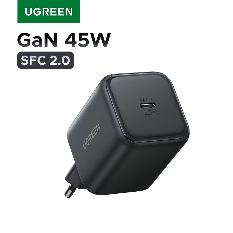 45W Gan Charger PD3.0 PPS QC3.0 Quick Charge for Samsung S25 S24 Ultra Iphone 16 15 14 Pro Max Ipad Tablet Fast Charger