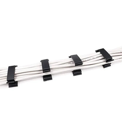 Cable Fixing Clip Cable Wire Sorting Buckle Chassis Organizer 19*47 Black and White Organizer