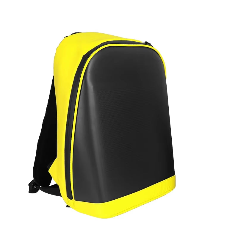 DIY Smart LED Dynamic Backpack Men Customizable 15.6" Laptop Backpack Walking Advertising Bag School Backpack for Christmas Gift