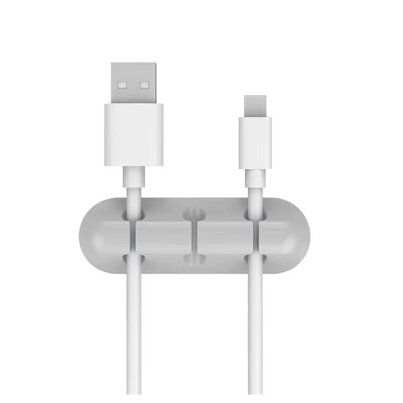 Silicone Cable Organizer Desktop Charging Data Cable Organizer USB Cable Winder Management Clips Holder for Mouse Cord Keyboard