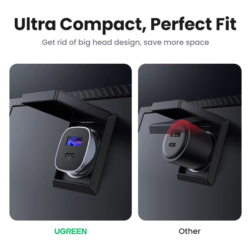 Car Charger Type C Fast USB Charger for Iphone 17 16 15 Xiaomi Car Charging Quick 4.0 3.0 Charge Mobile Phone PD Charger