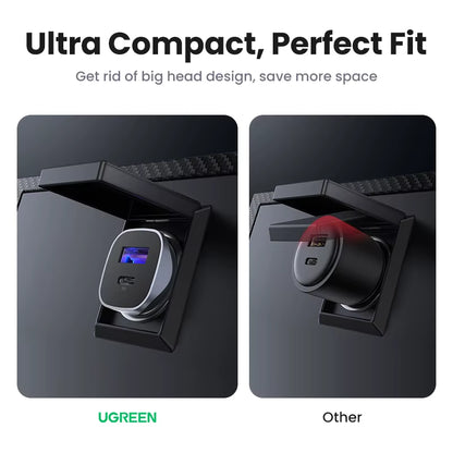 Car Charger Type C Fast USB Charger for Iphone 17 16 15 Xiaomi Car Charging Quick 4.0 3.0 Charge Mobile Phone PD Charger