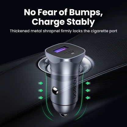 Car Charger Type C Fast USB Charger for Iphone 17 16 15 Xiaomi Car Charging Quick 4.0 3.0 Charge Mobile Phone PD Charger