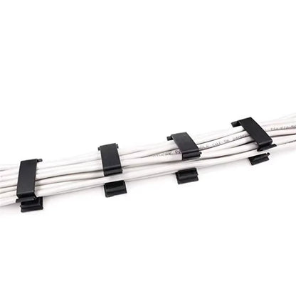 Cable Fixing Clip Cable Wire Sorting Buckle Chassis Organizer 19*47 Black and White Organizer