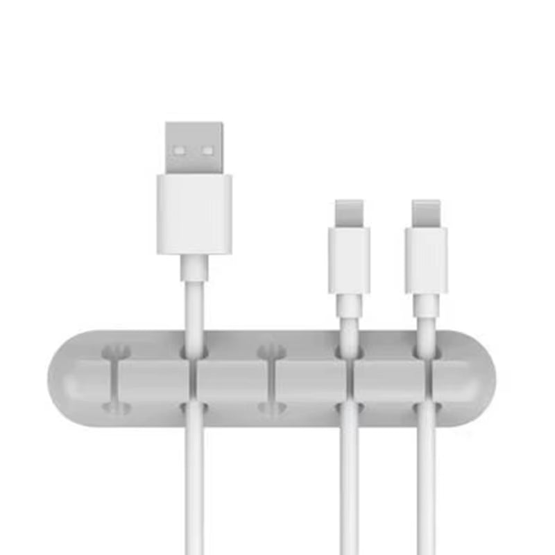 Silicone Cable Organizer Desktop Charging Data Cable Organizer USB Cable Winder Management Clips Holder for Mouse Cord Keyboard