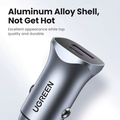 Car Charger Type C Fast USB Charger for Iphone 17 16 15 Xiaomi Car Charging Quick 4.0 3.0 Charge Mobile Phone PD Charger